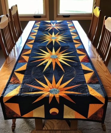 Native Night Quilted Table Runner