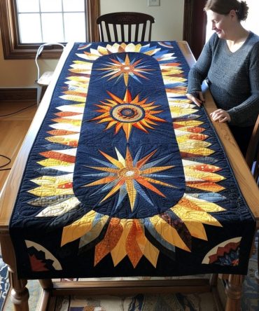 Native Sky Quilted Table Runner