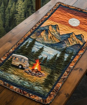 Nature Escape Quilted Table Runner