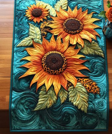 Nature Path Quilted Table Runner
