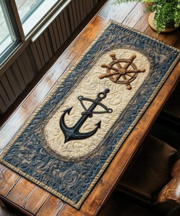 Nautical Haven Quilted Table Runner