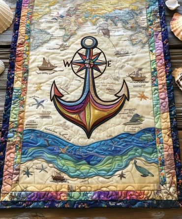 Nautical Horizons Quilted Table Runner