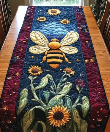 Nectar Seeker Quilted Table Runner