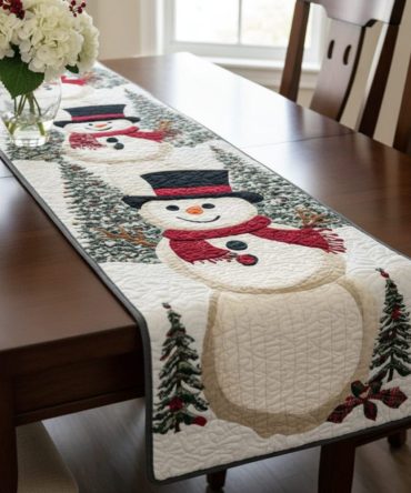 New Year Wish Quilted Table Runner