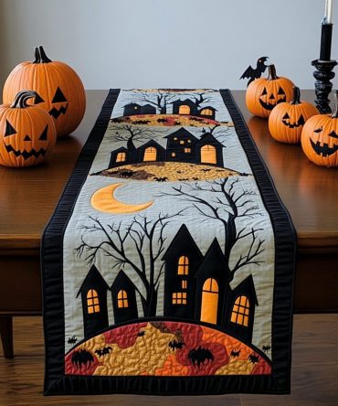 Night Fall Quilted Table Runner