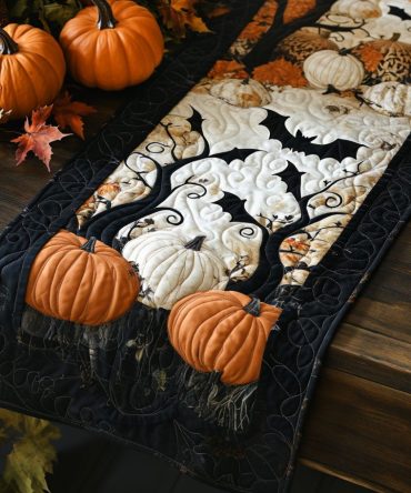 Nightvine Glow Quilted Table Runner