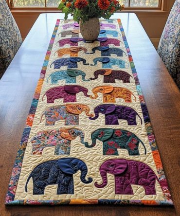 Noble Horizon Quilted Table Runner