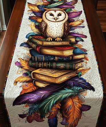 Nocturnal Tales Quilted Table Runner