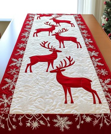 Noel Nights Quilted Table Runner