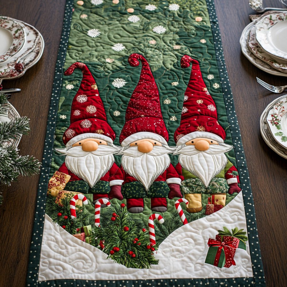 Noel Nooks Quilted Table Runner
