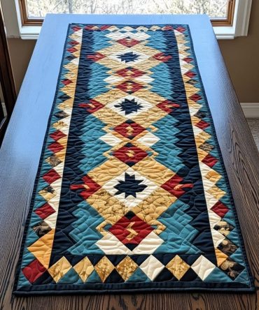 Nomadic Essence Quilted Table Runner