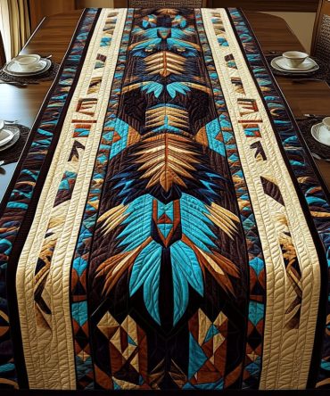 Nomadic Journey Quilted Table Runner