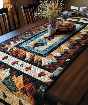 Nomadic Luxe Quilted Table Runner