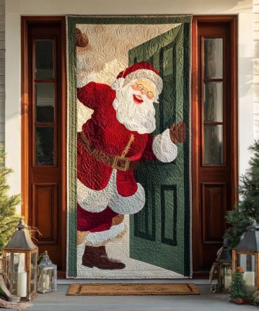 North Pole Cheer Quilted Door Cover