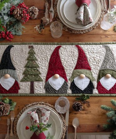 North Pole Magic Quilted Table Runner