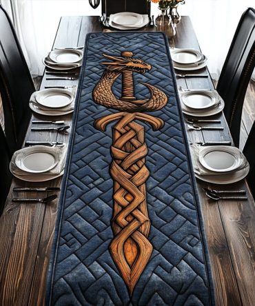 Northern Cross Quilted Table Runner