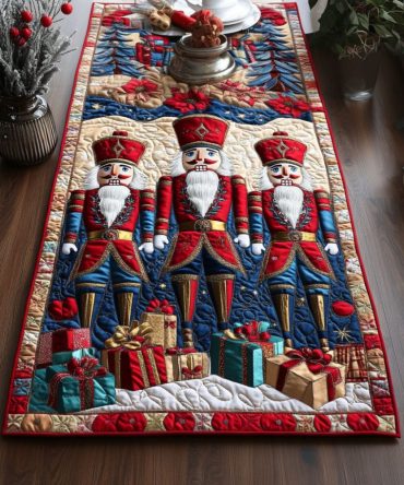 Nutcracker Dreams Quilted Table Runner