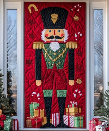 Nutcracker Echo Quilted Door Cover