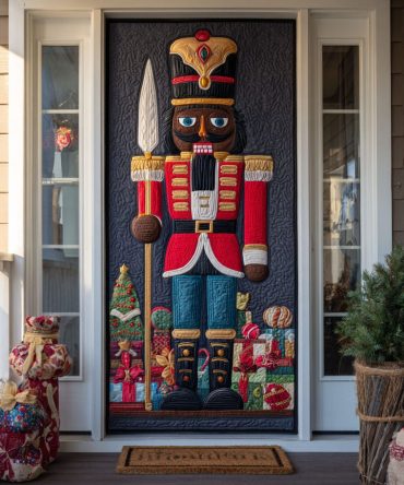 Nutcracker Kingdom Quilted Door Cover