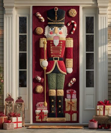 Nutcracker Memory Quilted Door Cover
