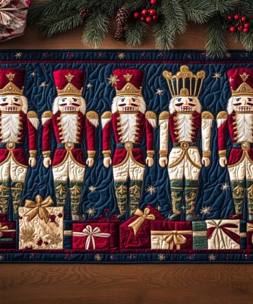 Nutcracker Night Quilted Table Runner