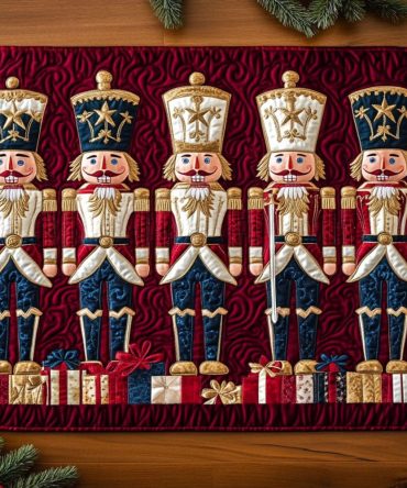 Nutcracker Symphony Quilted Table Runner
