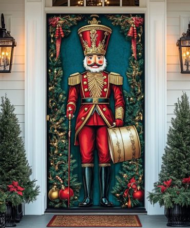 Nutcracker Tales Quilted Door Cover