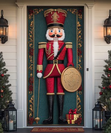 Nutcracker Whisper Quilted Door Cover