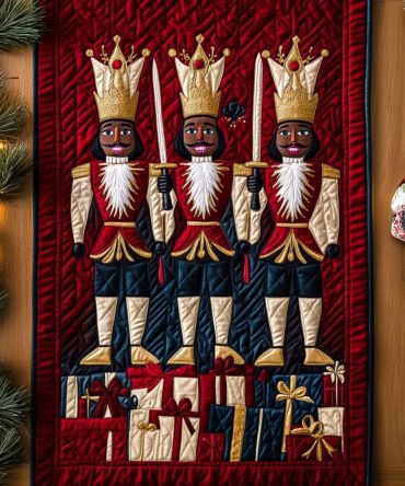 Nutcrackers Grand Waltz Quilted Table Runner
