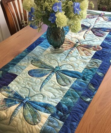Ocean Breeze Quilted Table Runner