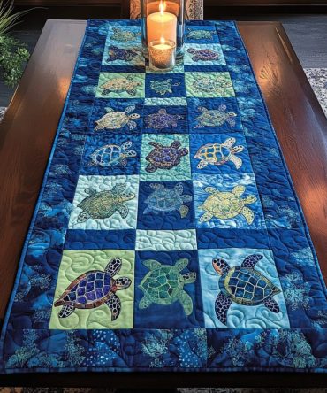 Ocean Explorer Quilted Table Runner
