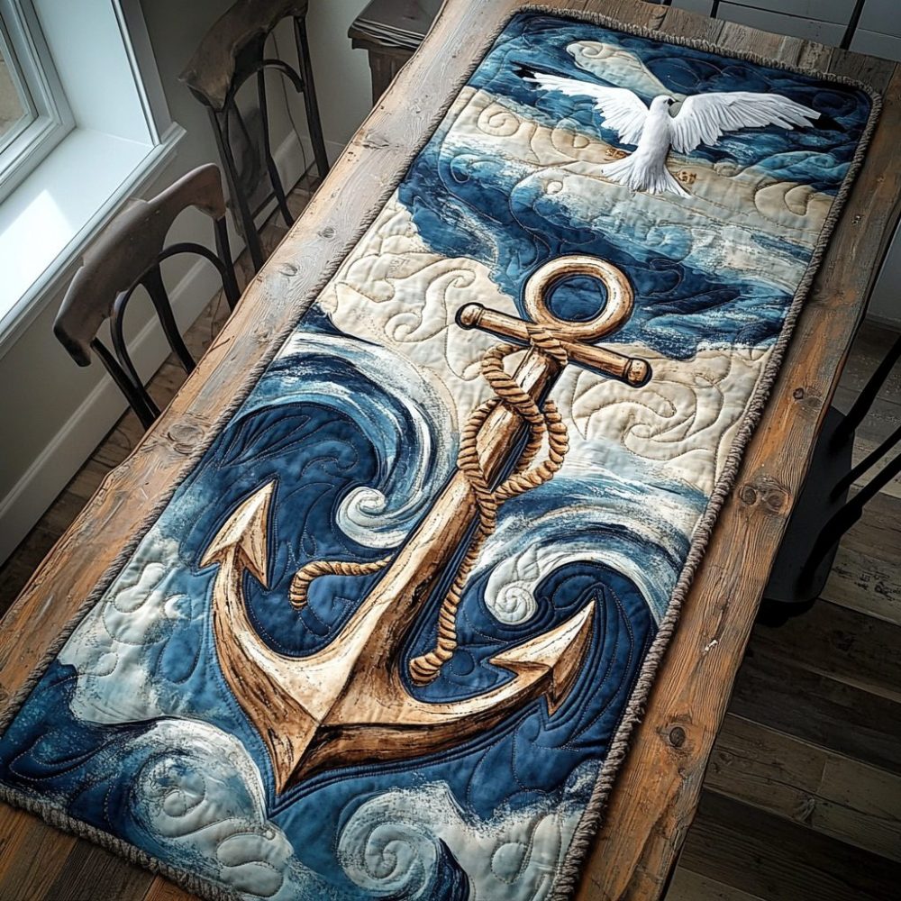 Ocean Guardian Quilted Table Runner