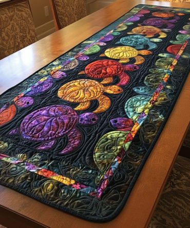 Ocean Guardian Quilted Table Runner