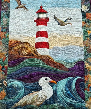 Ocean Guide Quilted Table Runner