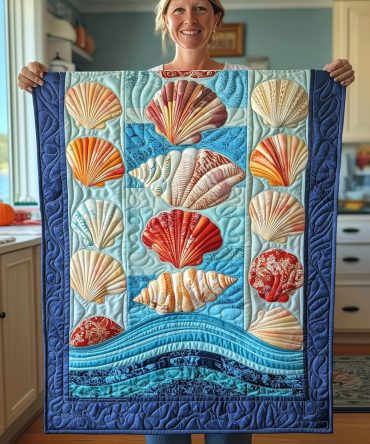 Ocean Jewel Quilted Table Runner