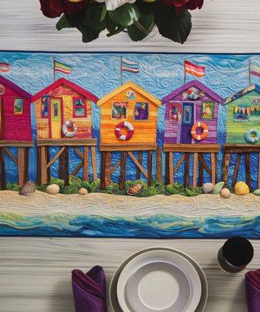 Ocean View Quilted Table Runner