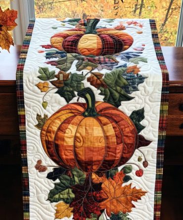 October Glow Quilted Table Runner