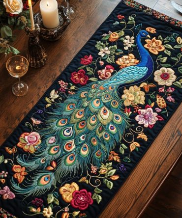 Opal Garden Quilted Table Runner
