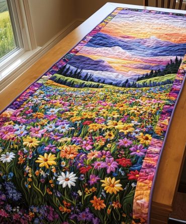 Open Plains Quilted Table Runner