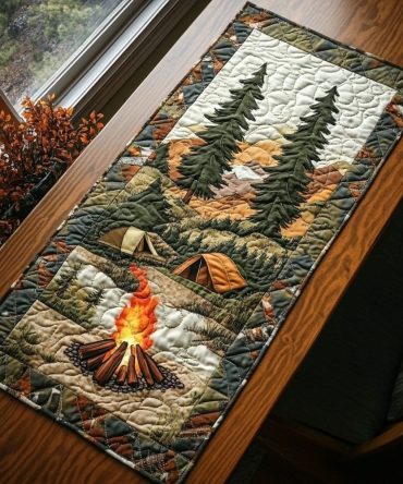 Outdoor Escape Quilted Table Runner