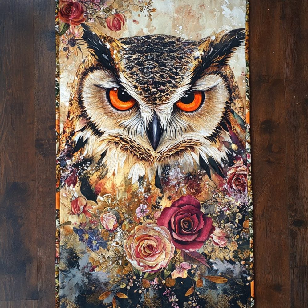 Owl Haven Quilted Table Runner