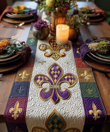 Parade Flourish Quilted Table Runner