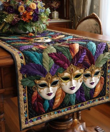 Parade Gleam Quilted Table Runner