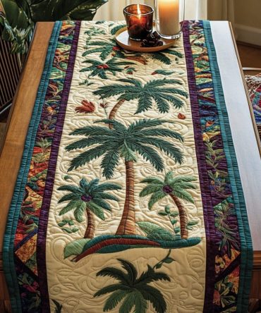 Paradise Path Quilted Table Runner