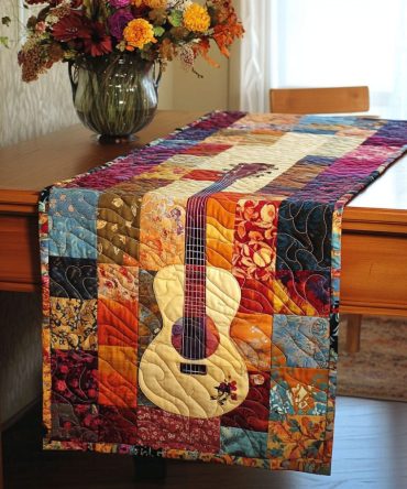 Patchwork Tune Quilted Table Runner
