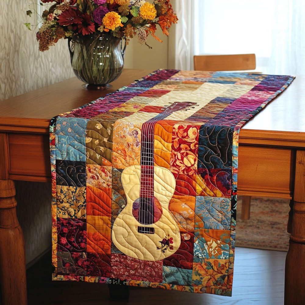 Patchwork Tune Quilted Table Runner