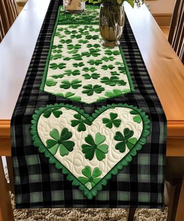 Path Of Luck Quilted Table Runner