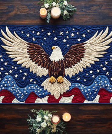 Patriot Wings Quilted Table Runner