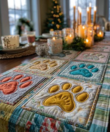 Paw Haven Quilted Table Runner