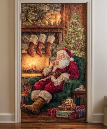 Peaceful Eve Quilted Door Cover